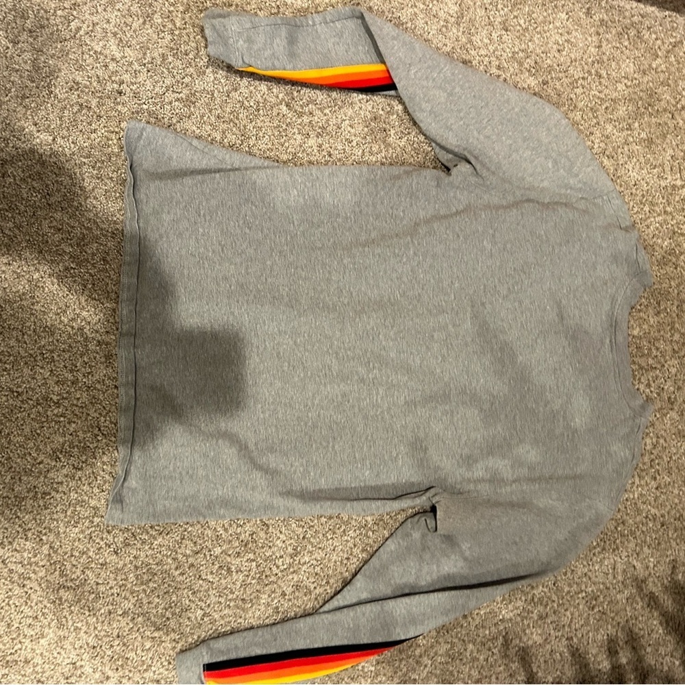 Ninth Hall crewneck with racing stripes. EUC. Streetwear. Skater. Large - Picture 6 of 12